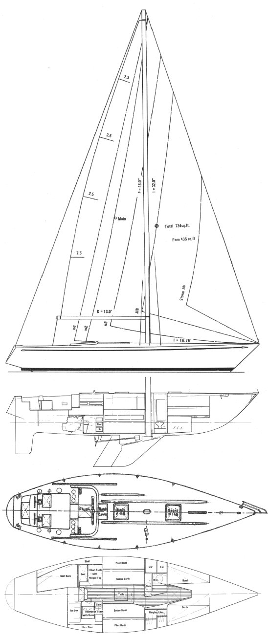 carter 39 sailboat