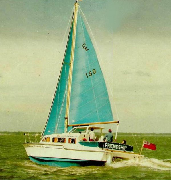Catalac 9m sailboat under sail