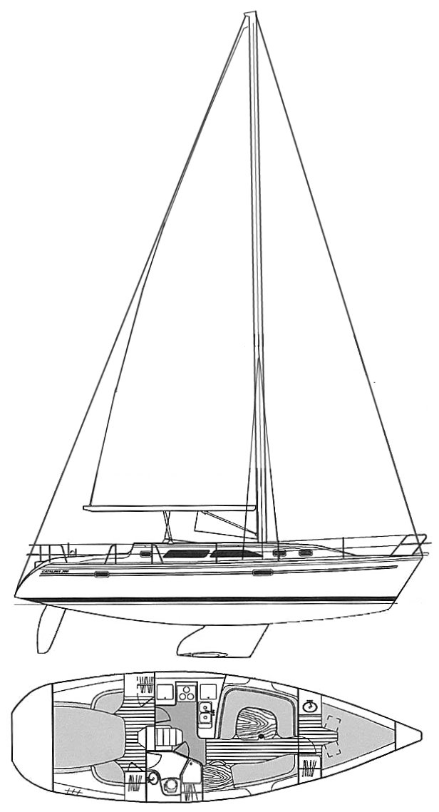 catalina 38 sailboat data