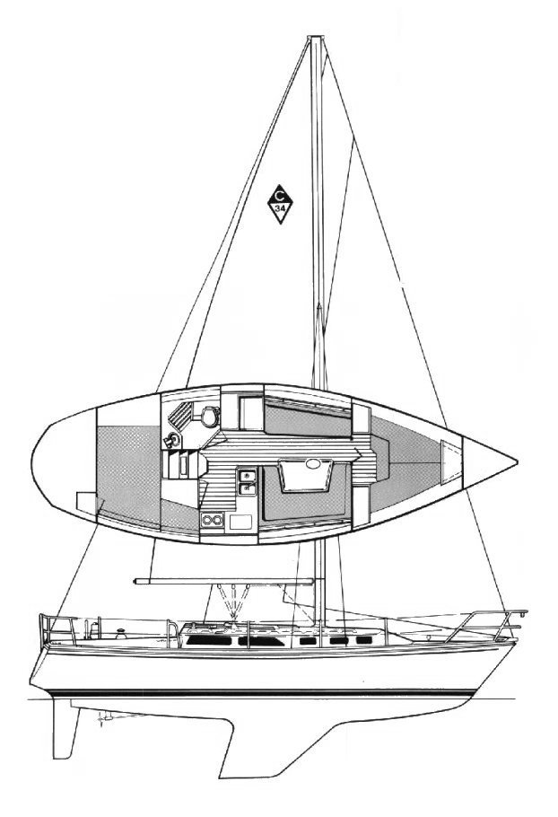 catalina 34 sailboat