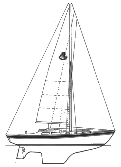 Cavalier 39 sailboat under sail