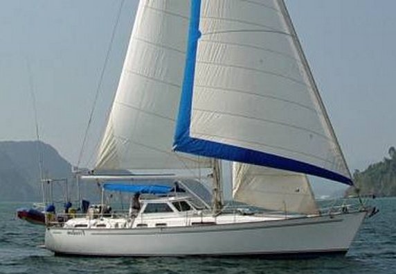 Cavalier 45 ph sailboat under sail