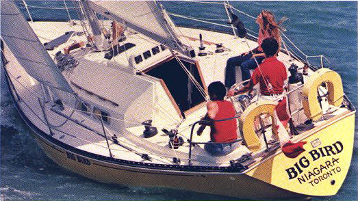 C&C 38 2 sailboat under sail