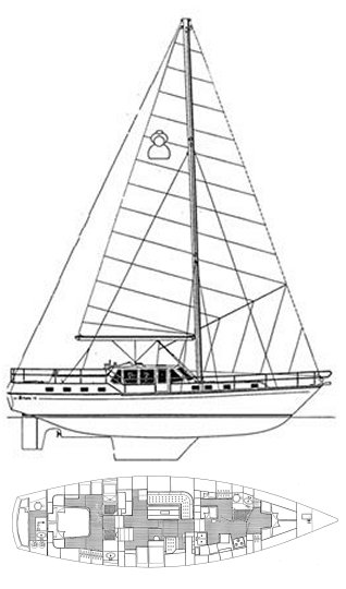 celestial 43 sailboat