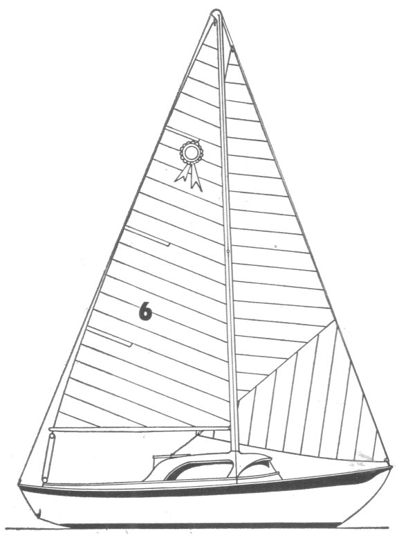Champion 21 mccune sailboat under sail