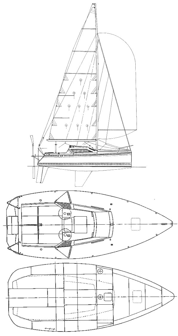 Coco archambault sailboat under sail