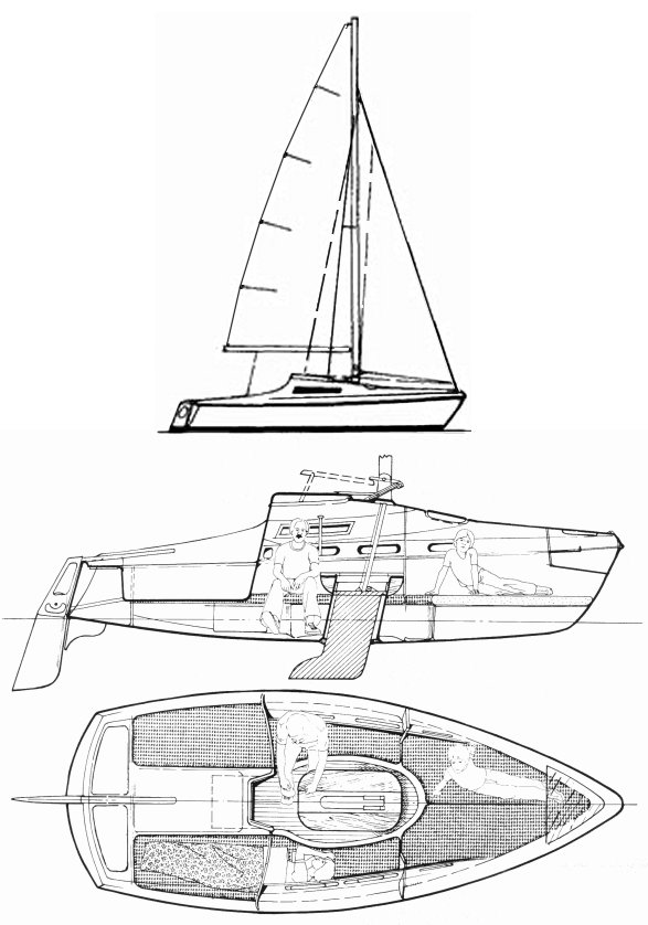 Condor 55 sailboat under sail