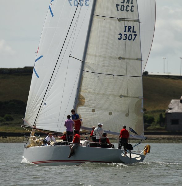 Corby 33 sailboat under sail