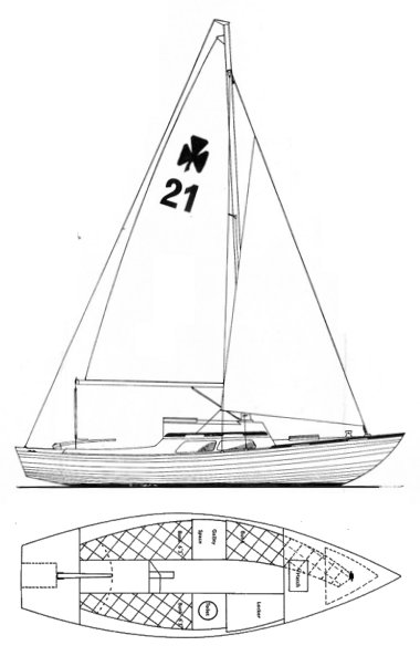 Corribee mki sailboat under sail