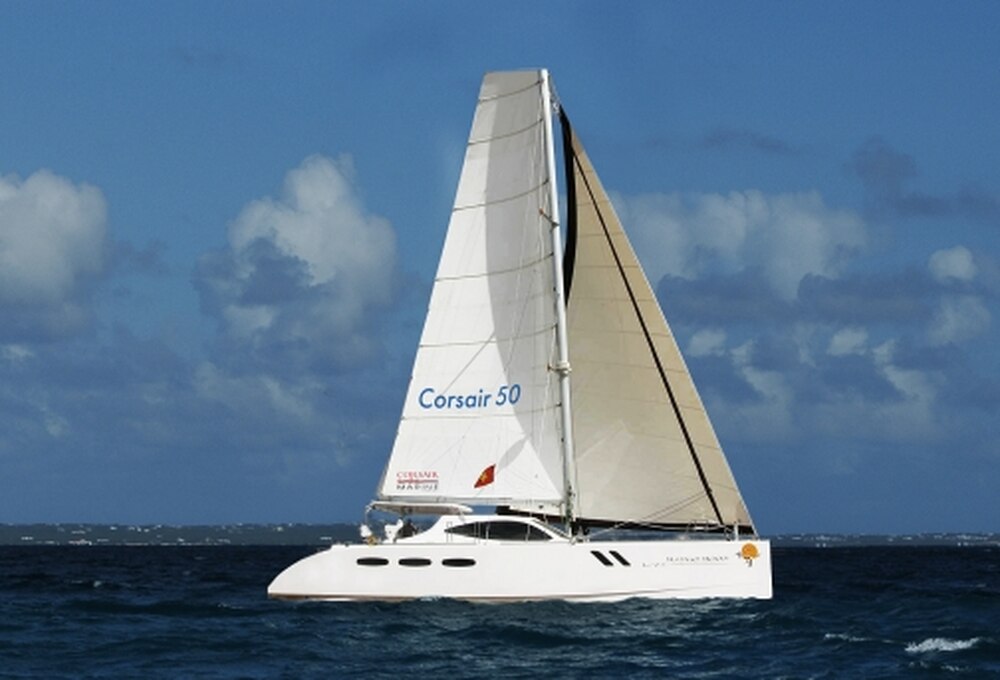 Corsair C50 sailboat under sail