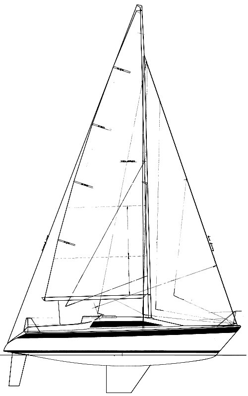 Dehler 31 sailboat under sail