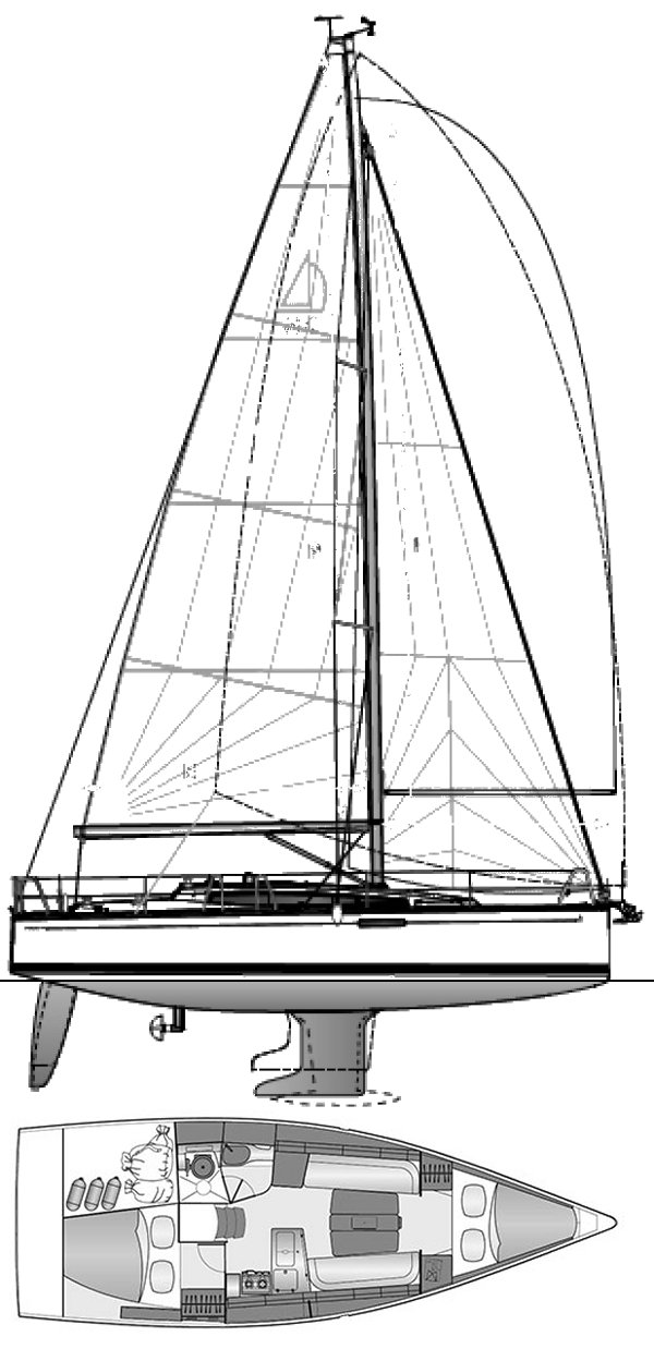 dehler 34 sailboat data