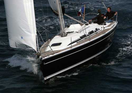 Dehler 36 sailboat under sail
