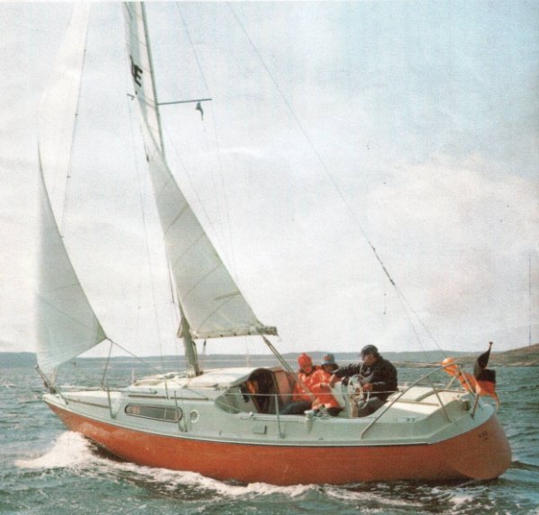 Delanta 76 dehler sailboat under sail