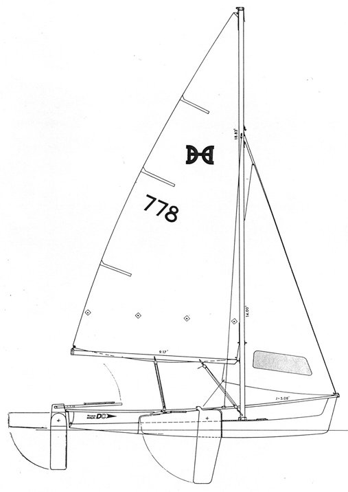 Designers choice howmar sailboat under sail