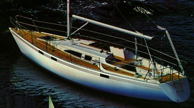 Diva 39 sailboat under sail