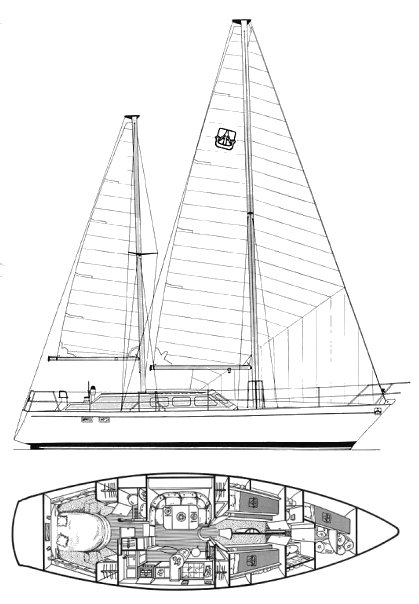 Dufour 12000 ct sailboat under sail