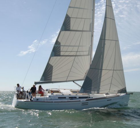 Dufour 40e sailboat under sail
