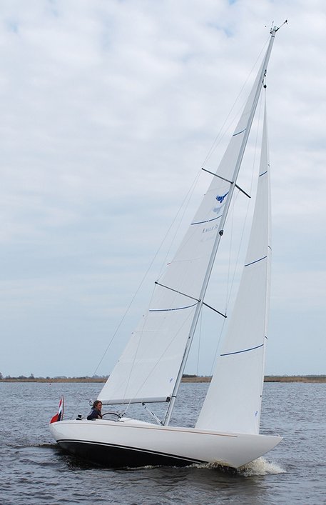 Eagle 36 sailboat under sail