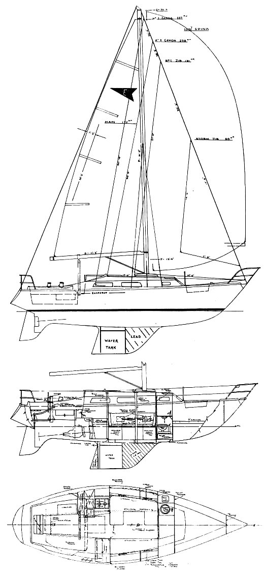 easterly 30 sailboat