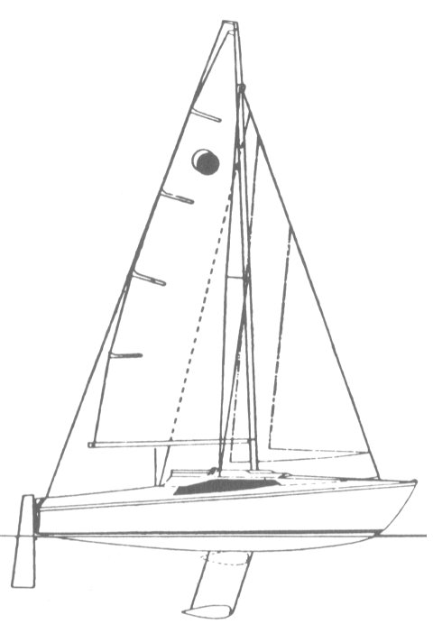 Eclipse mkii proctor sailboat under sail