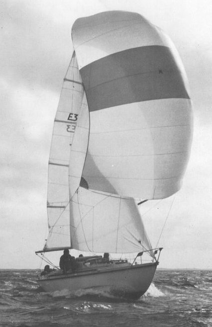 Edel 3 sailboat under sail