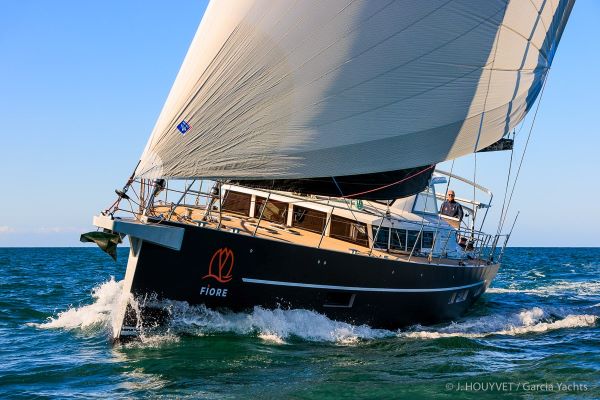 Exploration 60 Garcia sailboat under sail