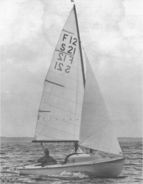 F 12 gustavsson sailboat under sail