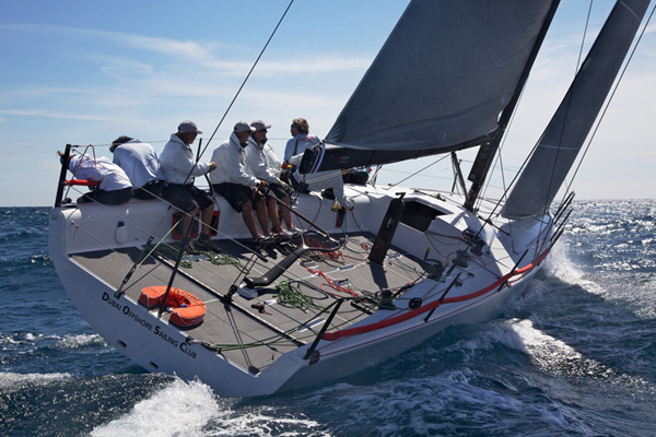 Farr 400 sailboat under sail