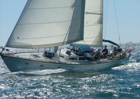 Fastnet 45 le compte sailboat under sail