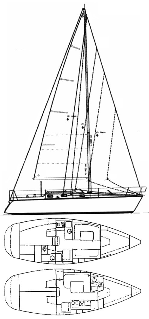 Fax zuanelli sailboat under sail