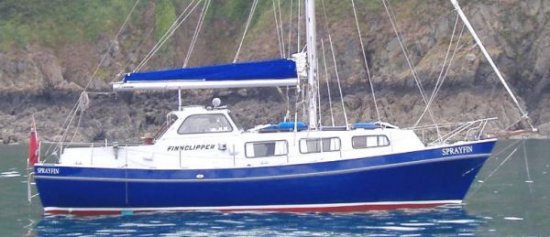 Finnclipper 34 sailboat under sail