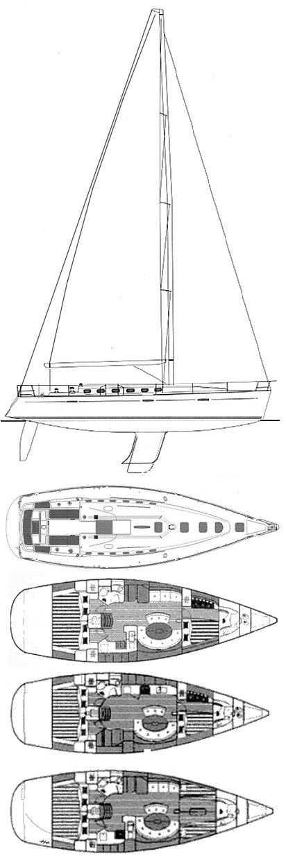 beneteau first 47.7 sailboatdata