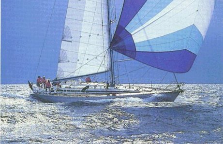 First 51 Beneteau sailboat under sail