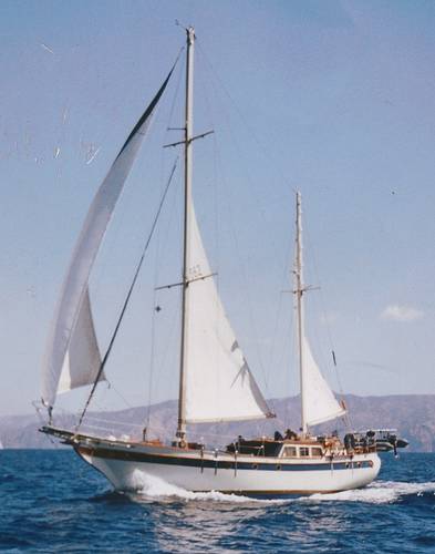 Formosa 51 sailboat under sail