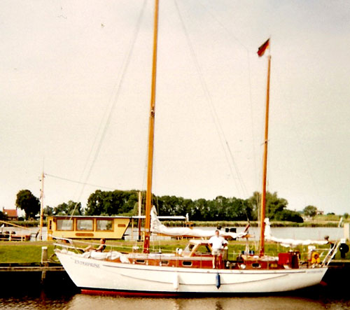 Fortuna 41 sailboat under sail