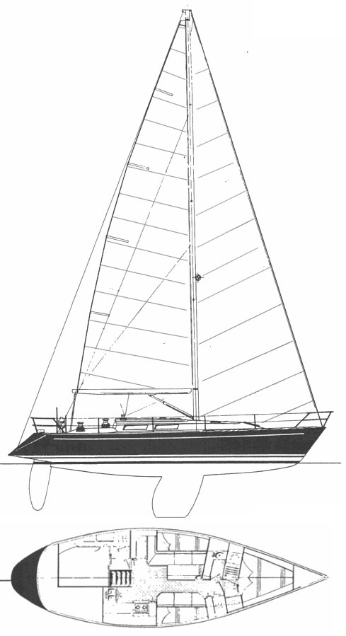 frers 41 sailboat data