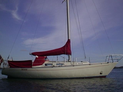 Drabant 33 sailboat under sail
