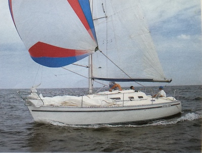 Gib Sea 302 sailboat under sail