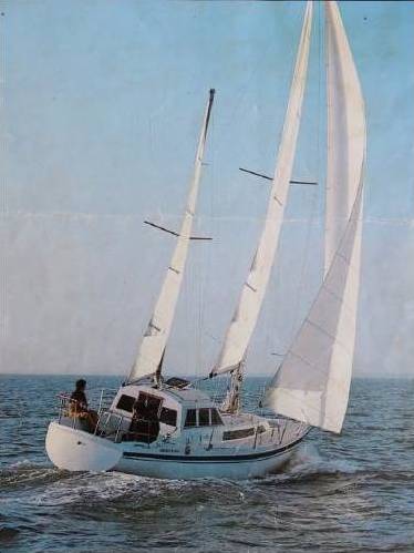 Gib Sea 33 ms 100 sailboat under sail
