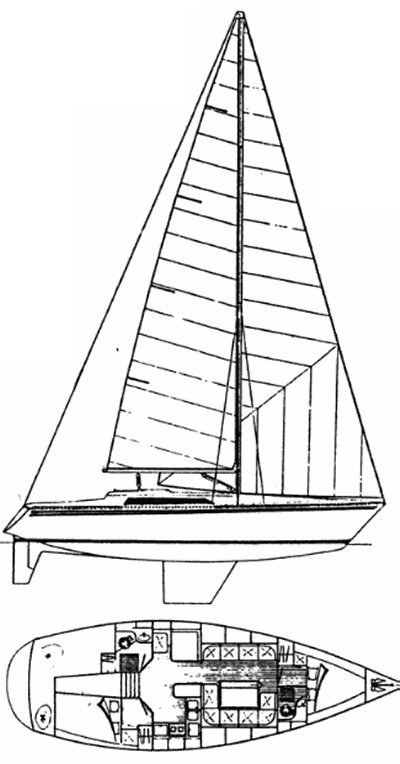 Gib Sea 116 sailboat under sail