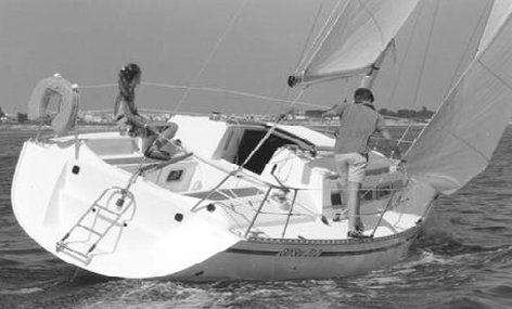Gib Sea 312 sailboat under sail