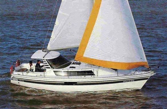 Gib Sea serena 100 sailboat under sail