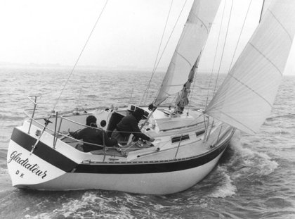 Gladiateur 33 sailboat under sail