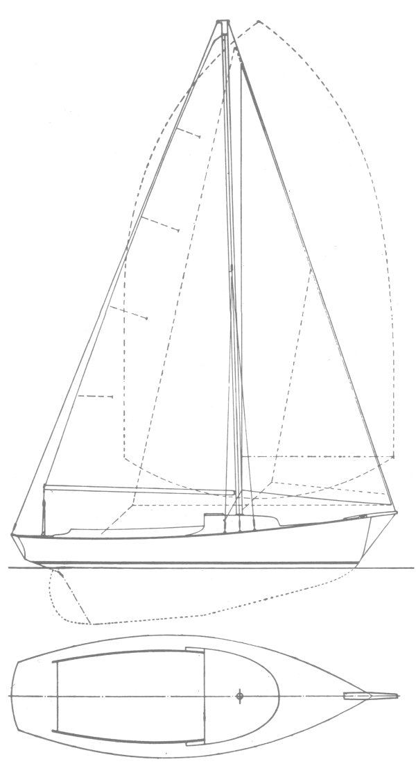 Goldeneye herreshoff sailboat under sail