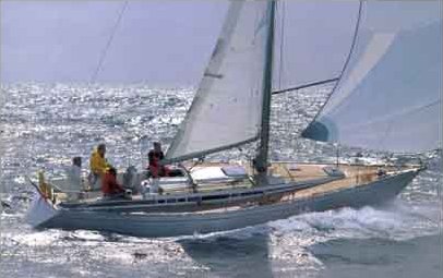 Grand soleil 39 jezequel sailboat under sail