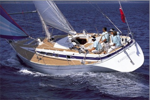 Grand soleil 42 frers sailboat under sail