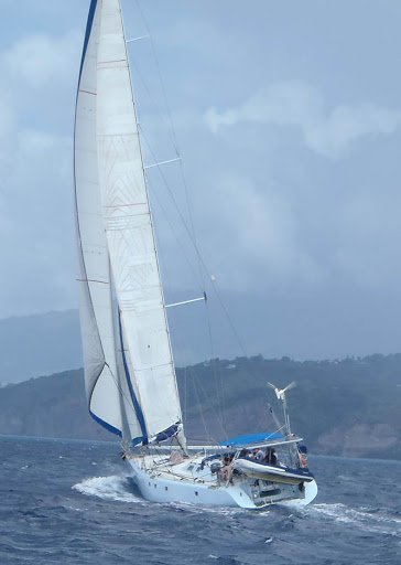 Haka 180 sailboat under sail