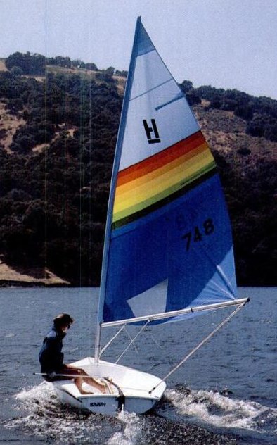 Holder 12 sailboat under sail