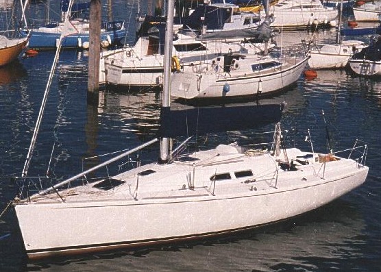 Hod 35 sailboat under sail